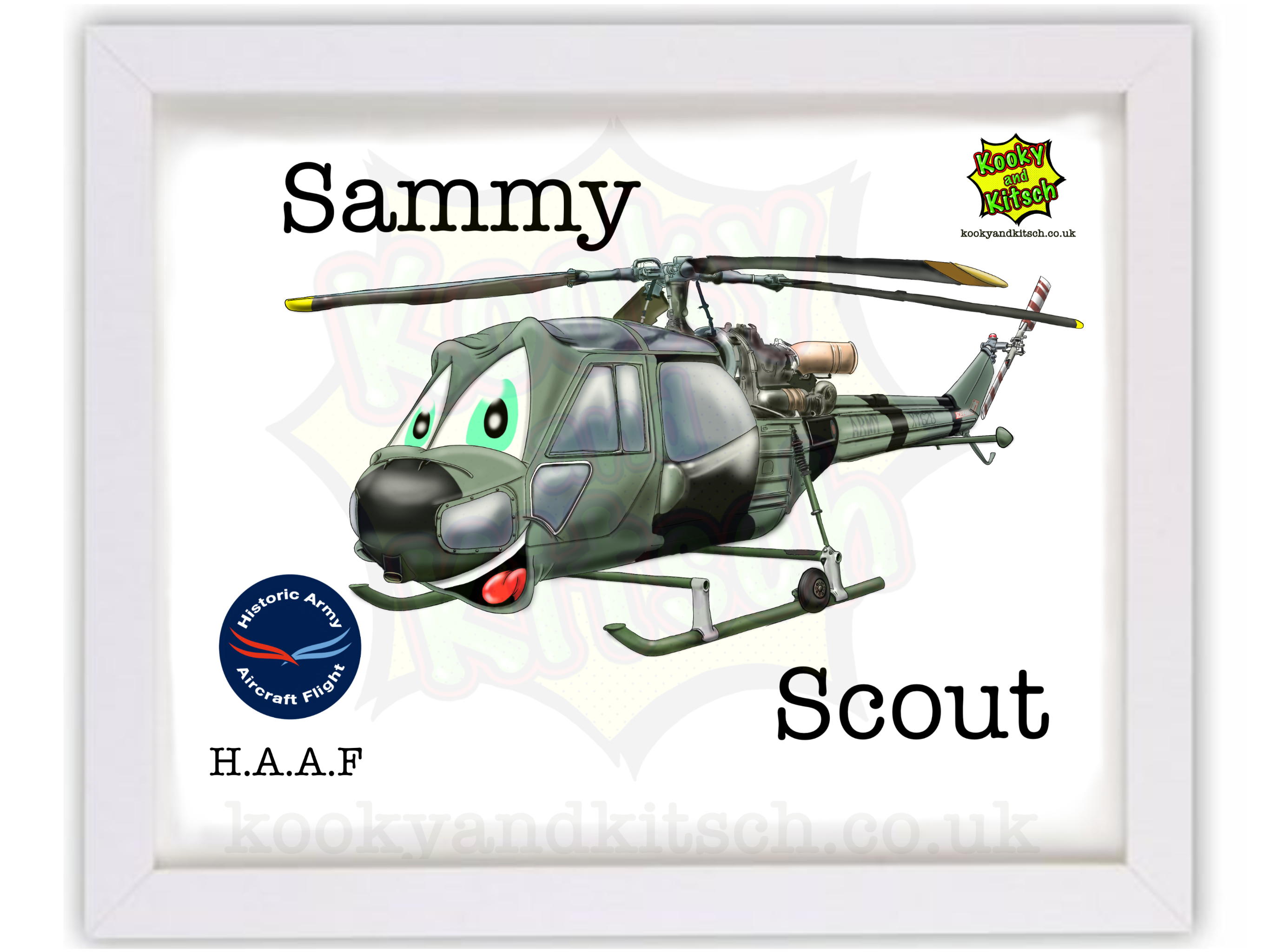 haaf framed picture sammy scout